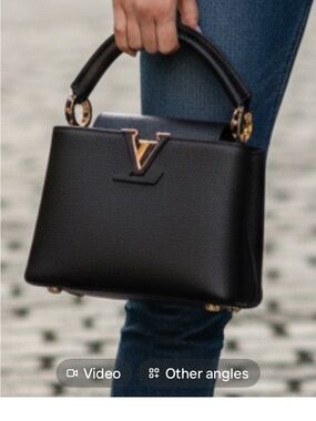 Designer Black Capucines BB Handbag